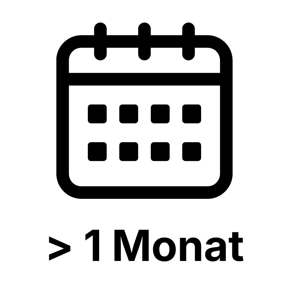 Mehr als 1 Monat